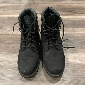 8W Black Timberland Boots